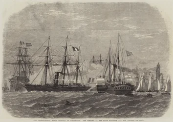 The International Naval Festival at Portsmouth, the Meeting of the Reine Hortense and the Osborne